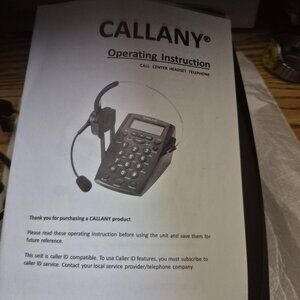 Callany Call Center Telephone Headset
